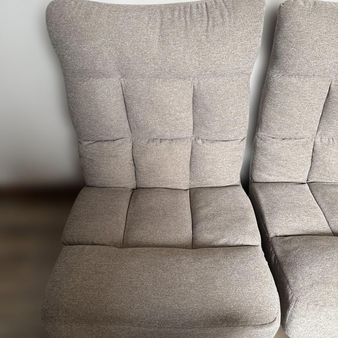 ニトリ つながるハイバック座椅子　2個セット