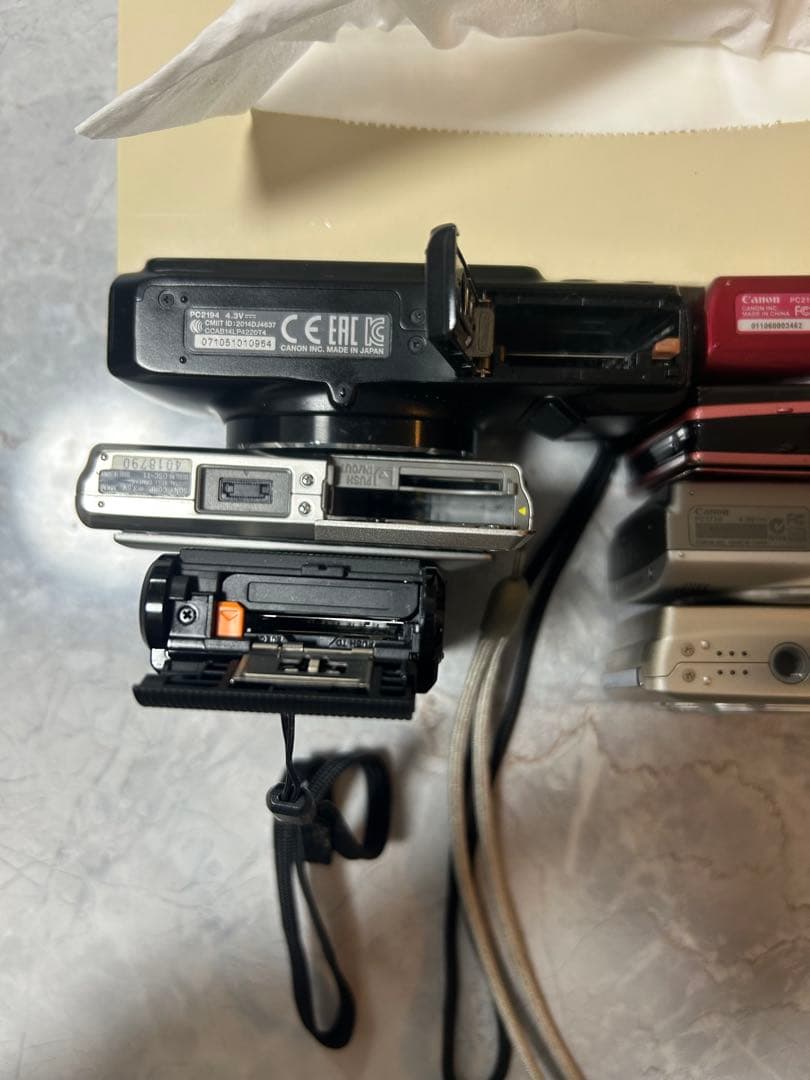 コンパクトデジカメ7台まとめ売り（ジャンク品）