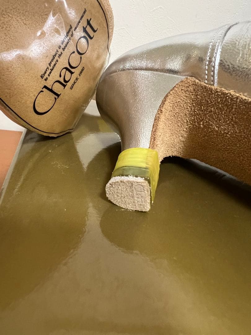 Chacott 社交ダンス　シューズ シルバー 23.0cm ワイド新品