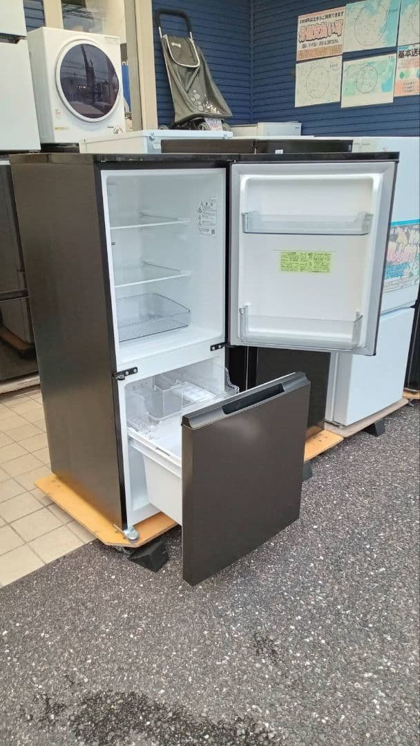 福岡市・北九州市限定　シャープ　2ドア冷蔵庫　2022年製　SJ-D15H-H
