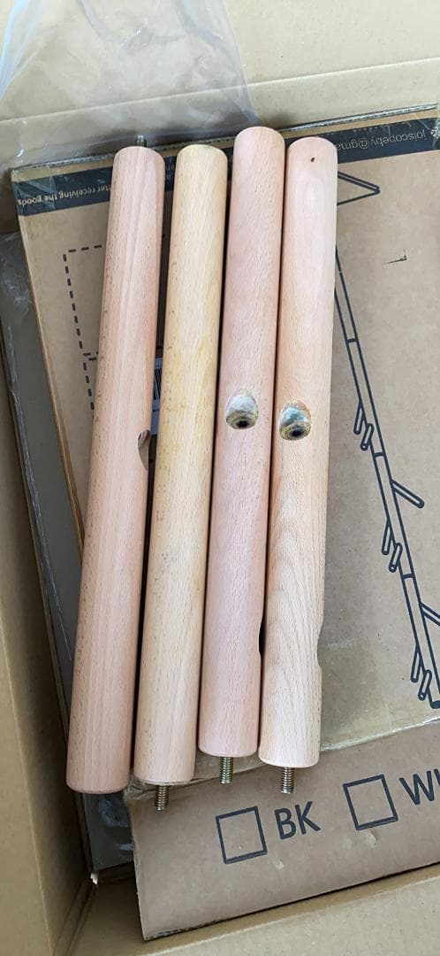 倒れにくい 木製ポールハンガーハンガーラック 調節可能 落ちにくい