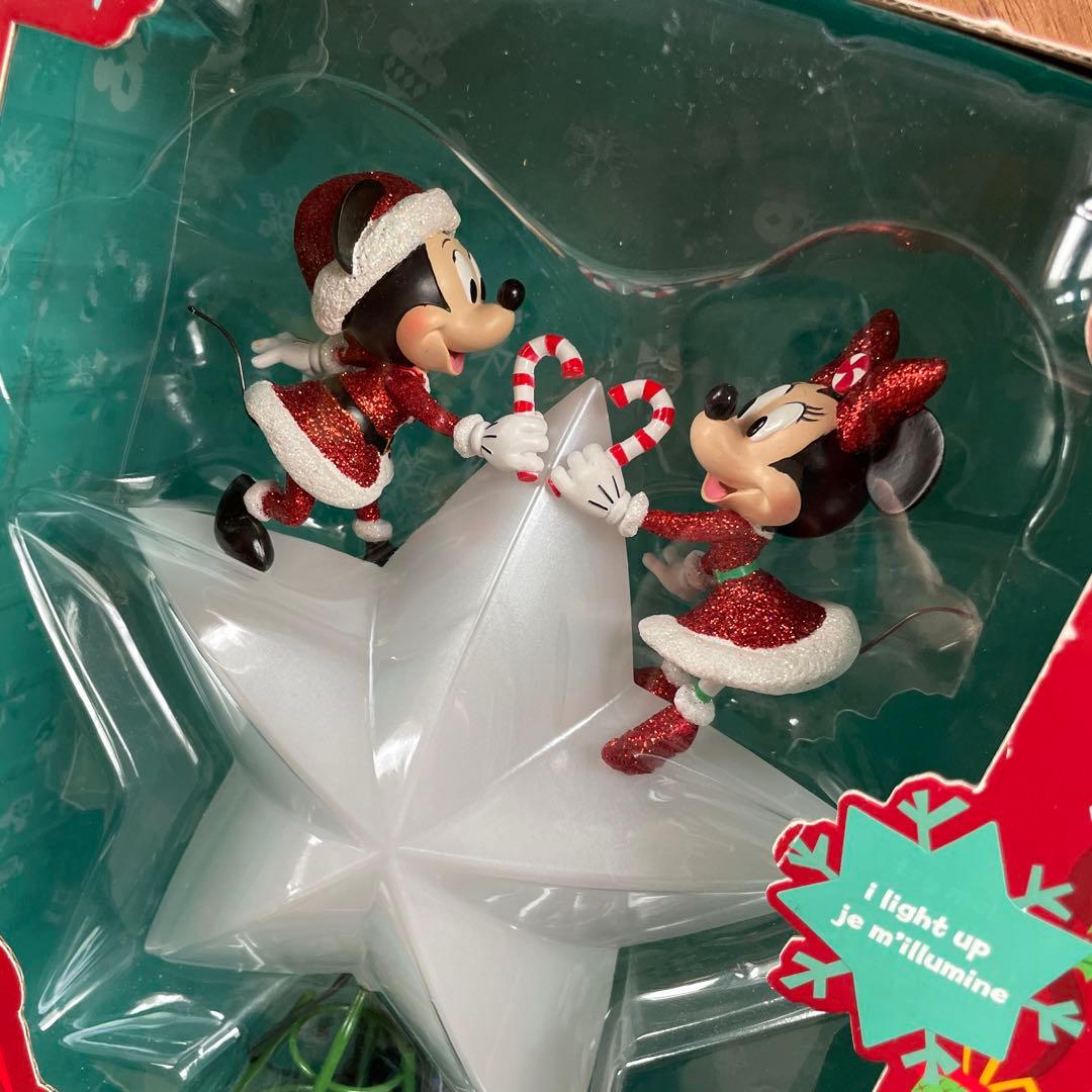 ☆レア☆ ディズニーストア ライトアップ ツリートッパー ミッキー ミニー 電飾