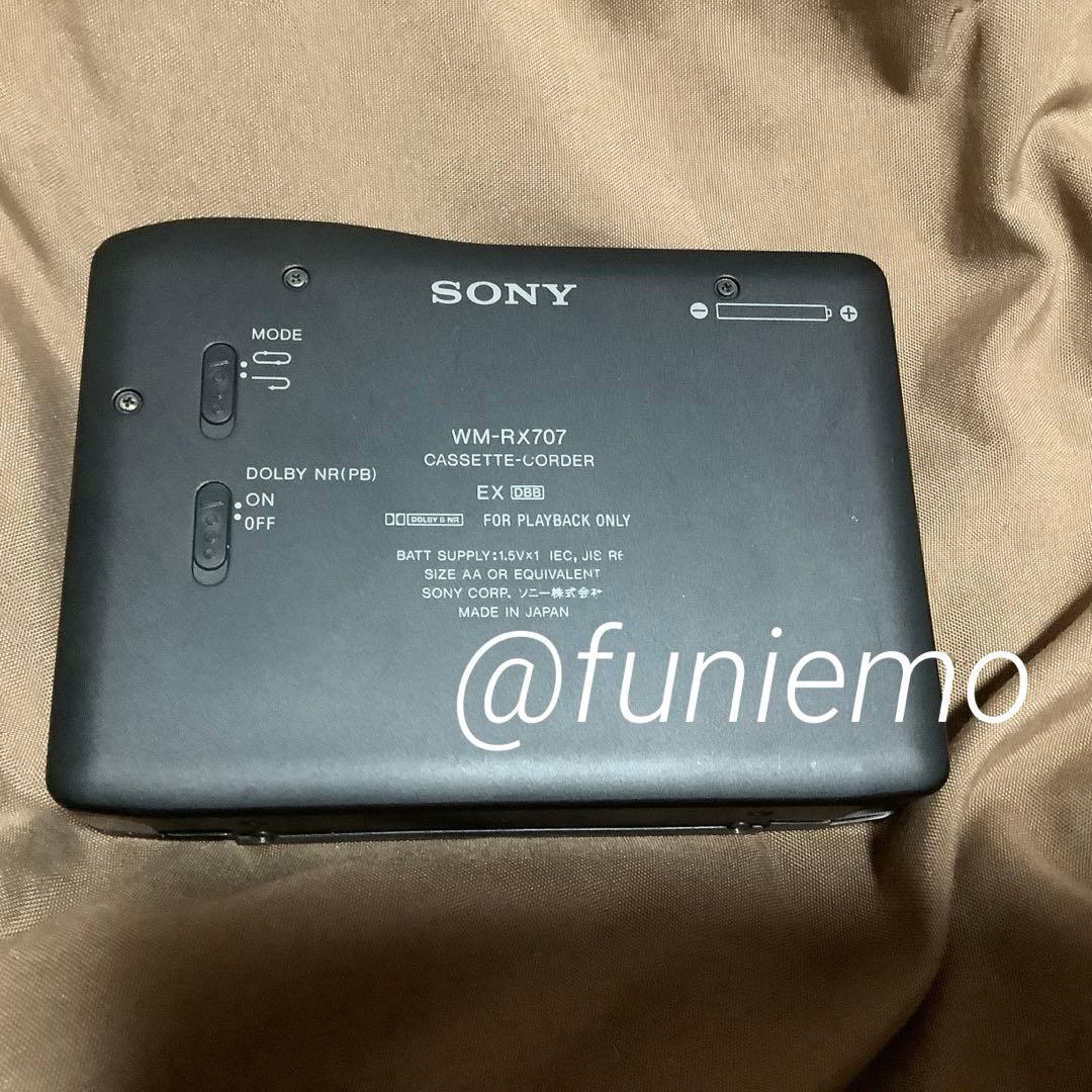 【ジャンク品】SONY WM-RX707レコーディングウォークマン