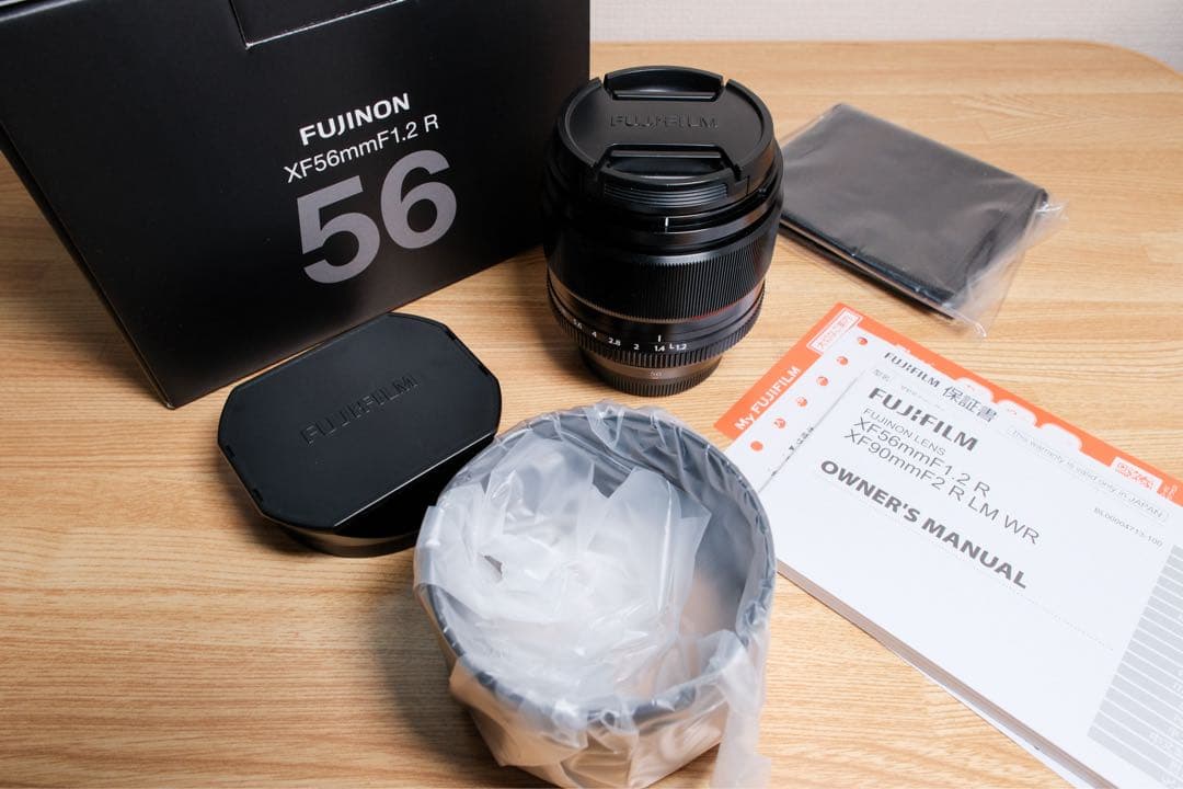 美品 富士フイルム XF56mm F1.2 R 純正角型フード付