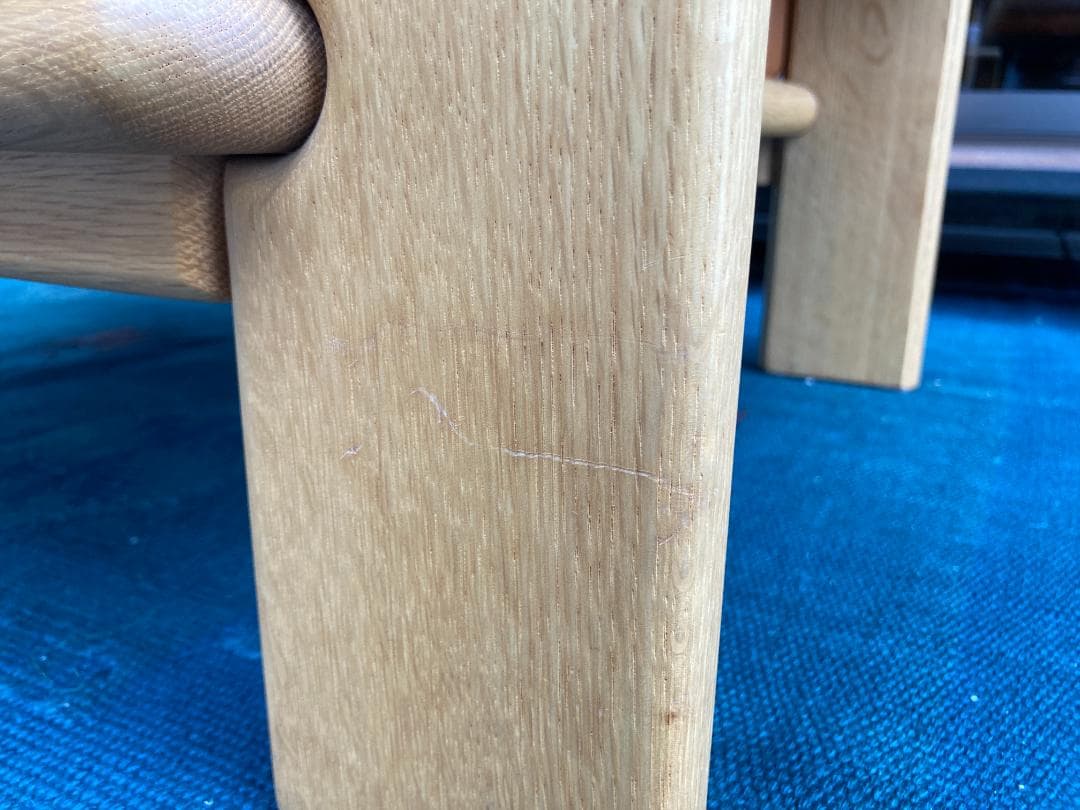 良品・現行☆旭川‐カンディハウス／ボルス／オットマン・スツール／キャメルレザー