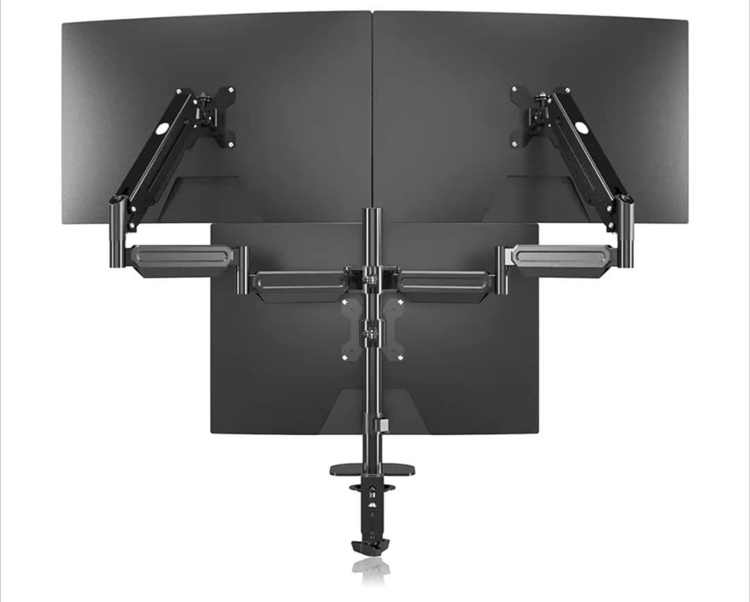 Pholiten 三画面モニターアームガス圧式17～32インチ対応(MD8003