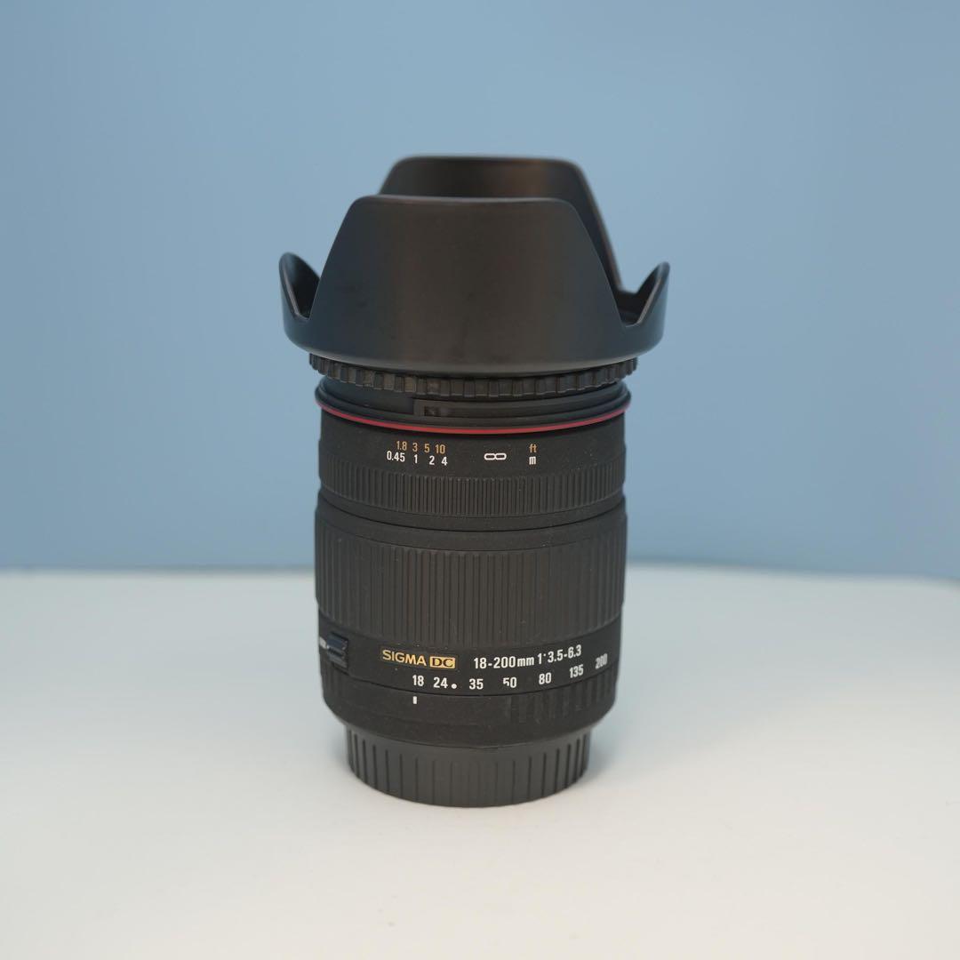 SIGMA 18-200mm Canon用 標準+望遠レンズ 美品！ a3344