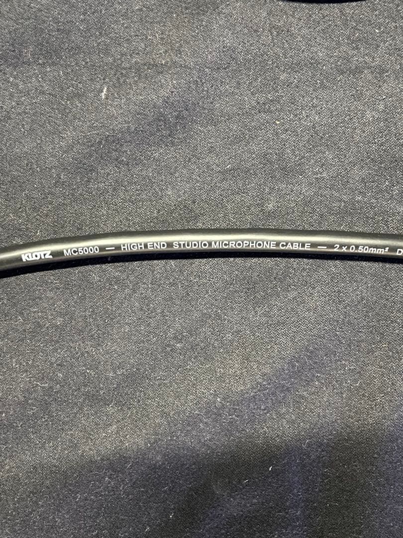 高音質　KLOTZ MC5000 2mペア XLR金メッキ ／WBT銀ハンダ使用