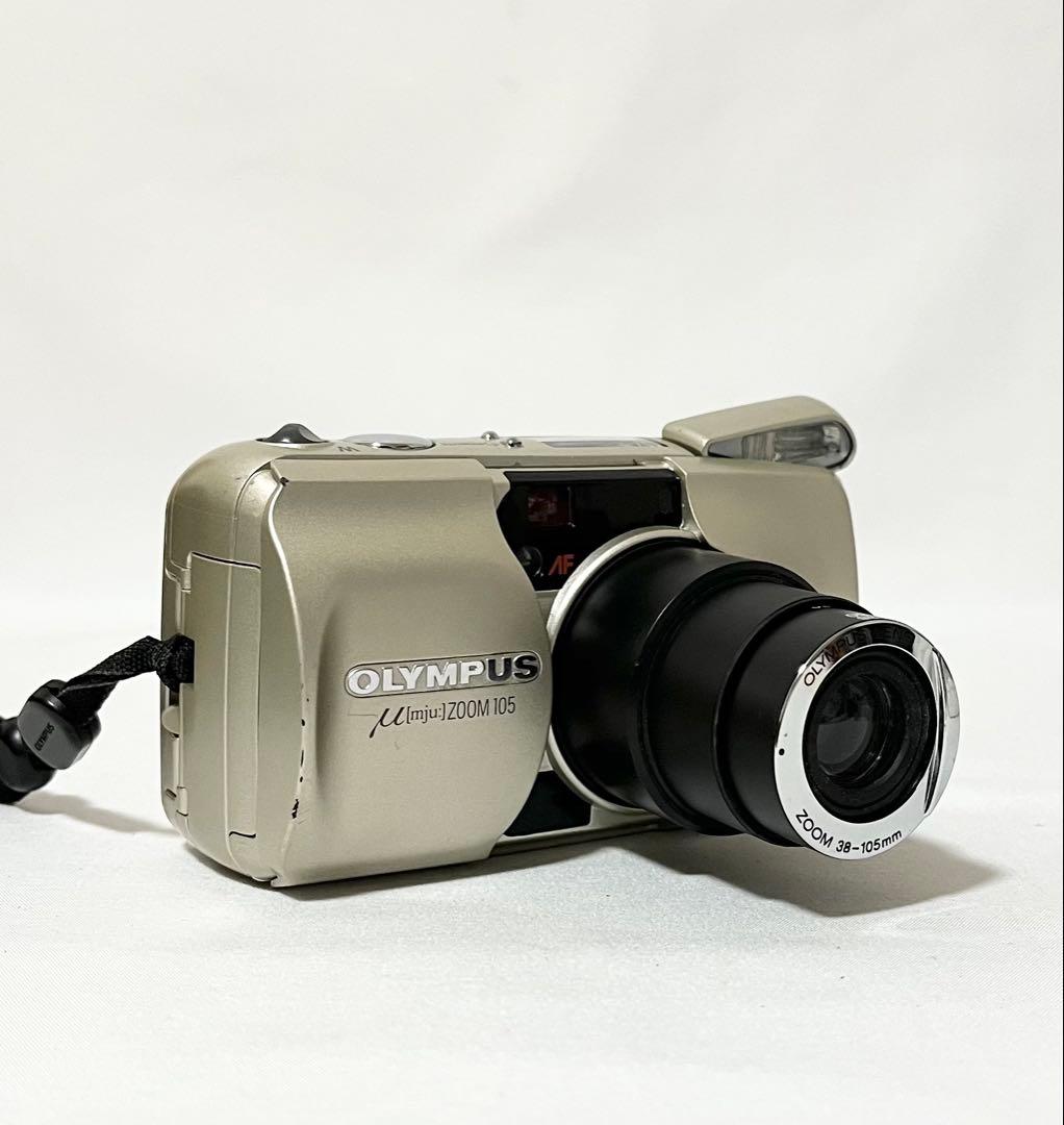 【完動品】OLYMPUS μ ZOOM 105 フィルムカメラ 動作確認済み