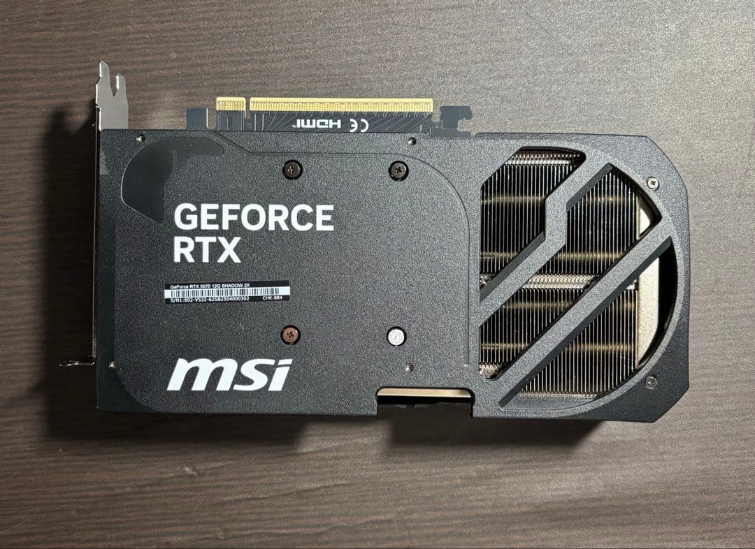 グラフィックボード・グラボ・ビデオカード MSI GeForce RTX 5070 12GB