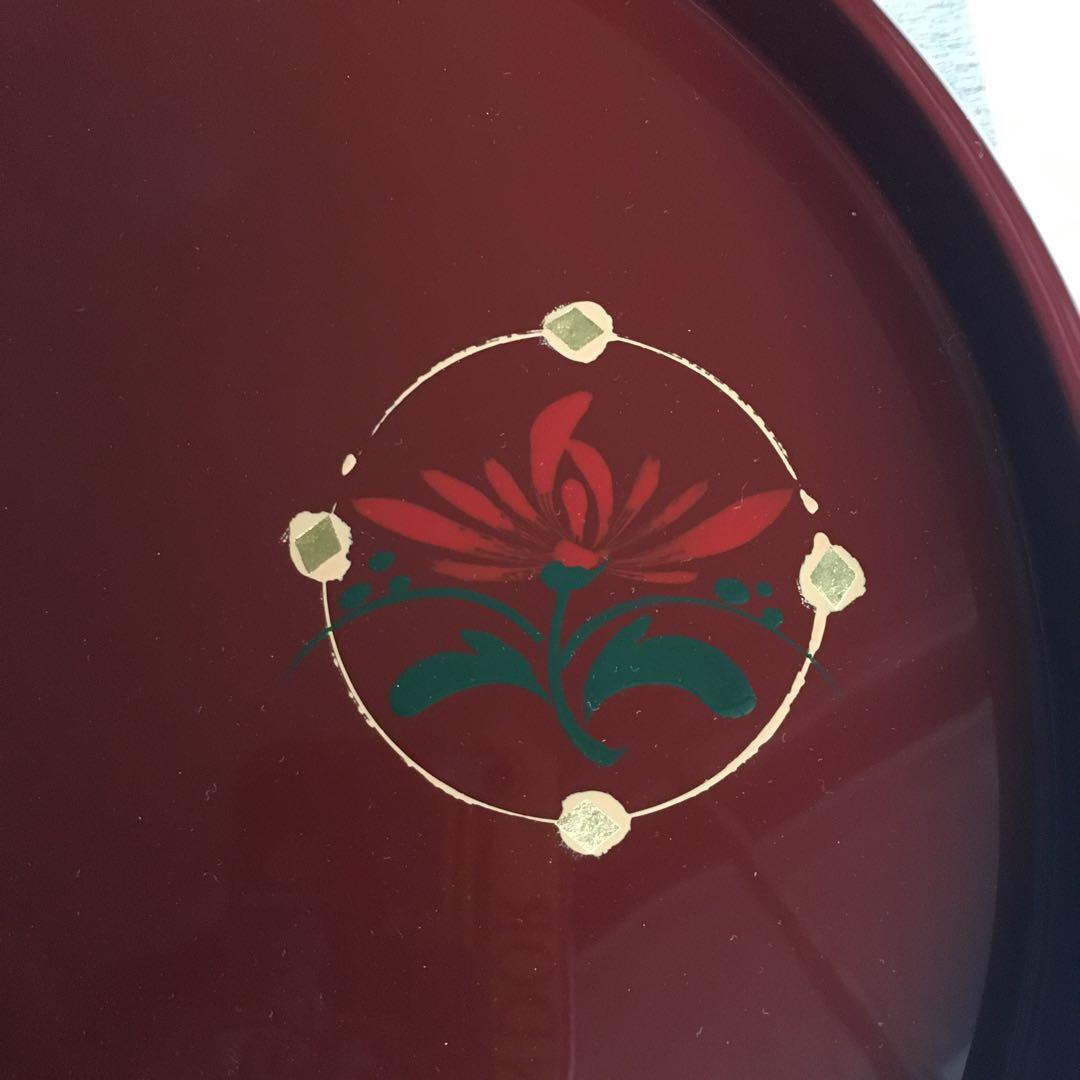 及川漆工房　増沢塗　お盆　トレイ　インテリア　及川守男　漆　未使用　秀衡塗　希少