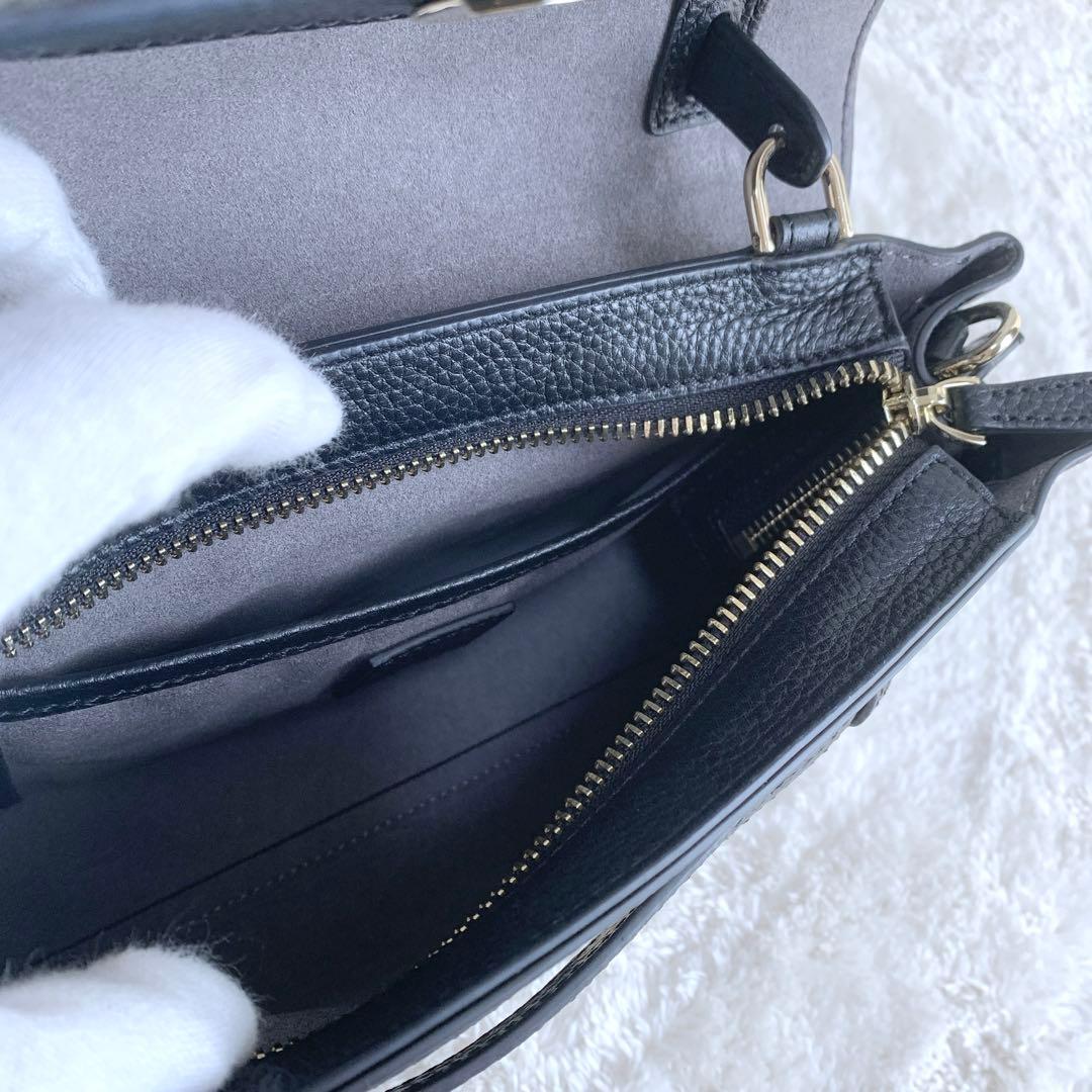 【ayaa】ほぼ未使用♪TOV トーヴ MIMI Mサイズブラックシボ革