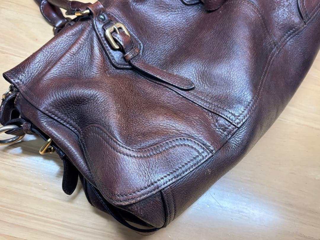 PRADA バンドバッグ ブラウン ショルダーバッグ