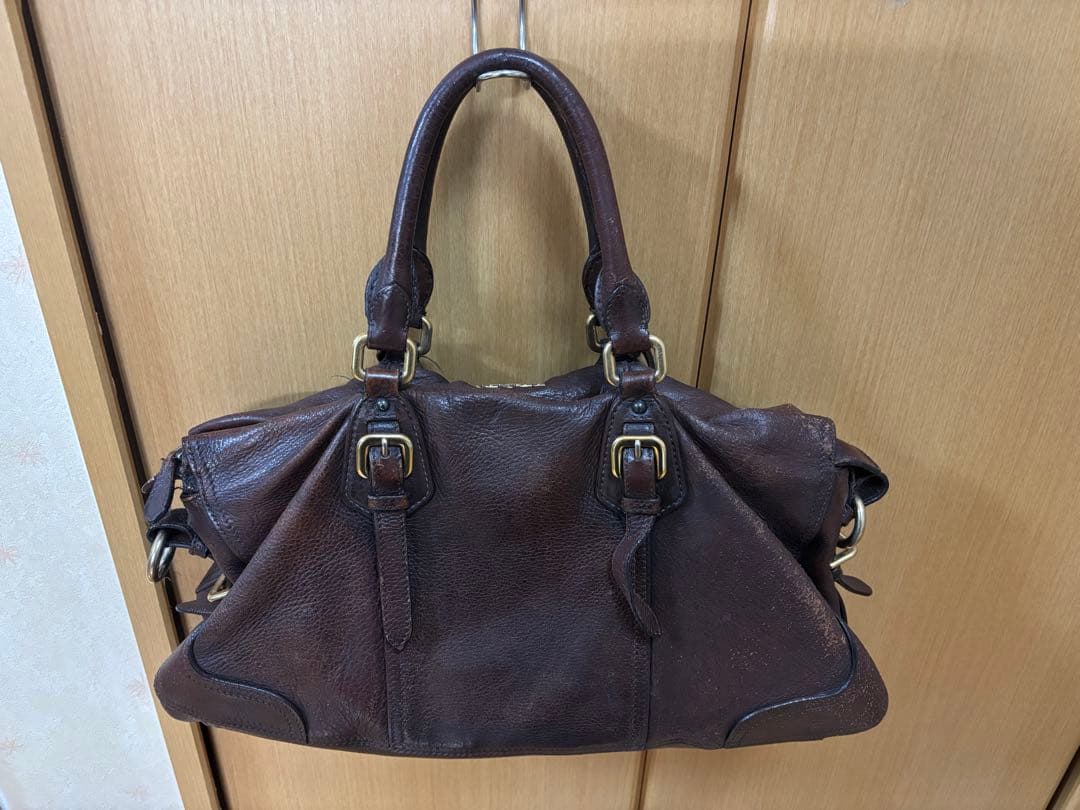 PRADA バンドバッグ ブラウン ショルダーバッグ