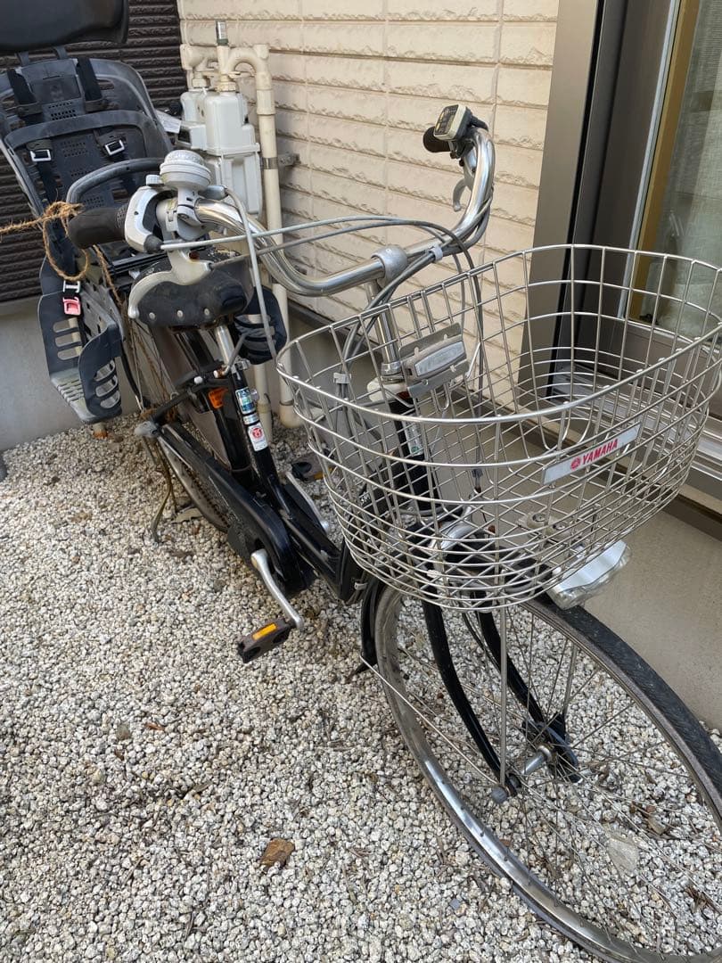 【imam refai】チャイルドシート付き電動アシスト自転車（黒）
