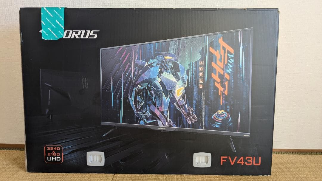 【中古】【美品】【4Ｋ】GIGABYTE AORUS FV43U
