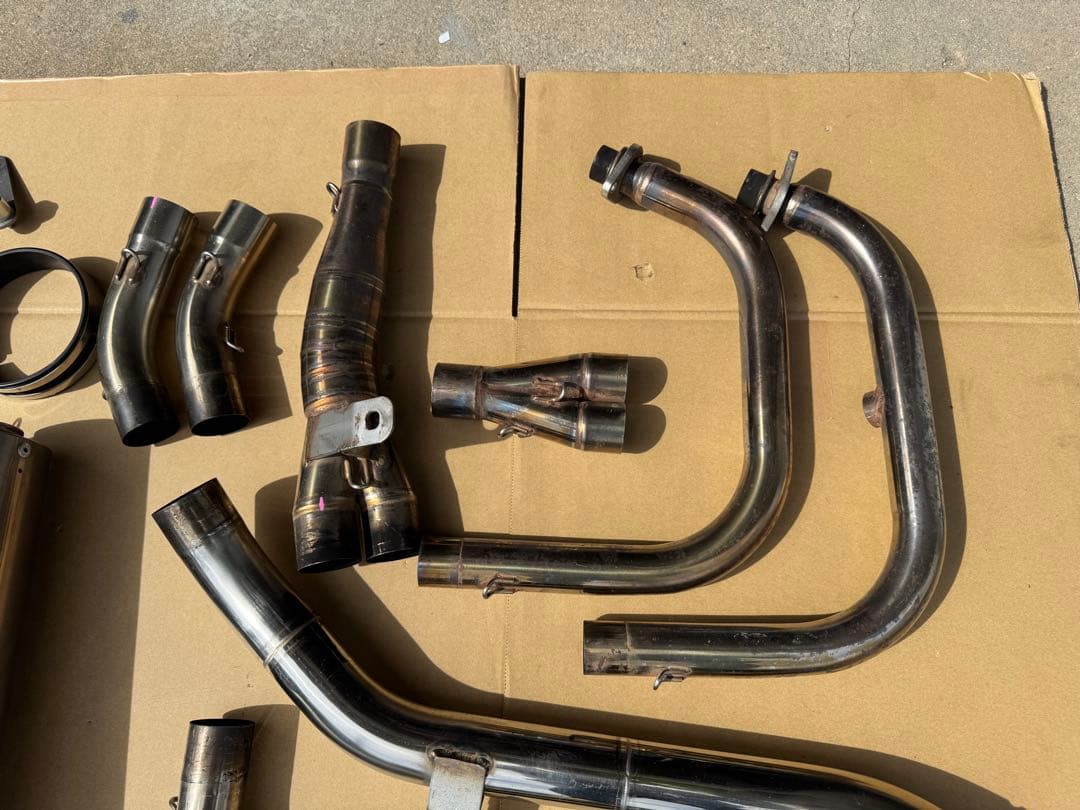 TTS デュアルレーシングマフラー Ninja250 250R フルエキ