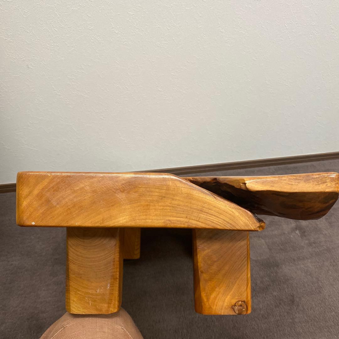 けやき一枚板　座卓　欅　ローテーブル