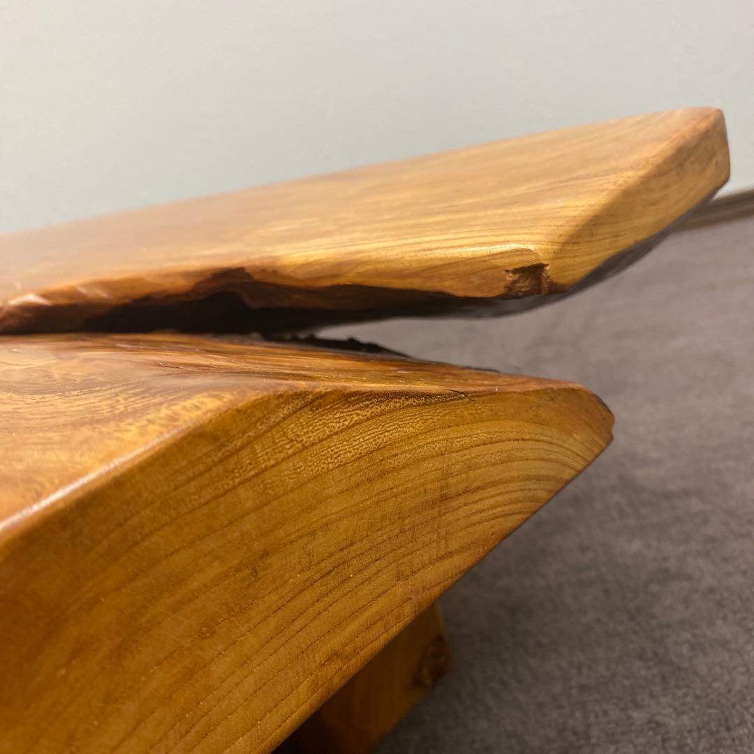 けやき一枚板　座卓　欅　ローテーブル