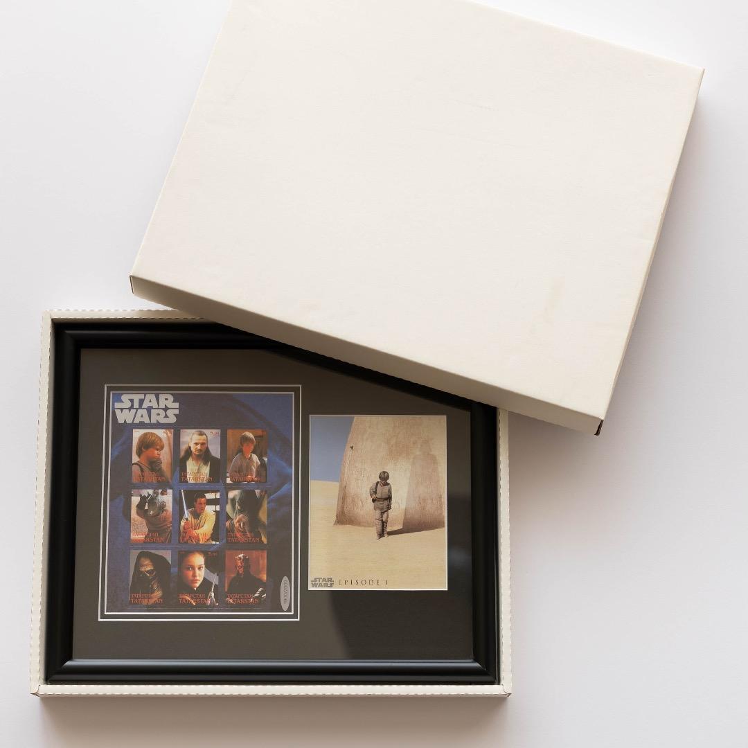 【レア】スターウォーズ エピソード1　額装切手シート starwars 洋画映画