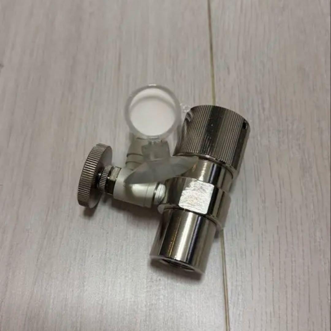 AIネット純正CO₂フルセット/新品ボンベ3本付/電磁弁一体型