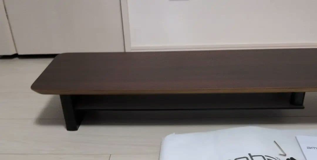 amesoba デスクシェルフ ブラウン