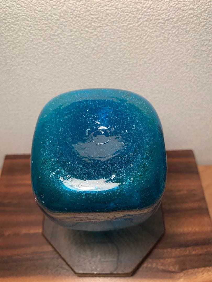 小谷眞三 倉敷ガラス 角瓶 吹きガラス 民藝