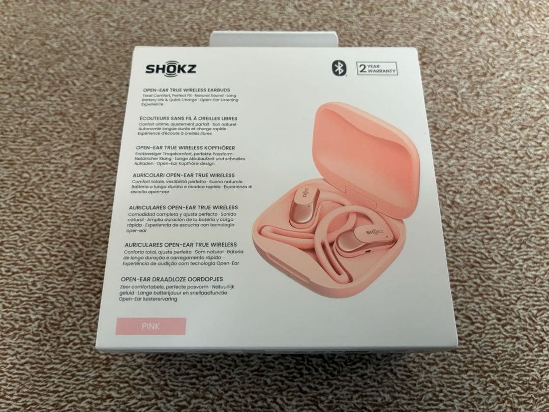 【美品】Shokz OpenFit Air ピンク