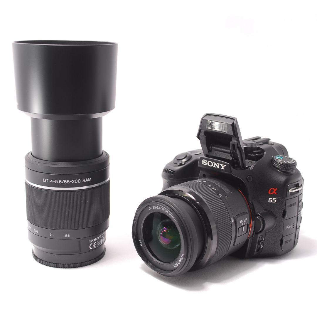 ❤即購入1000円OFF❤ショット4枚極美品❤SONY α65 Wズームキット