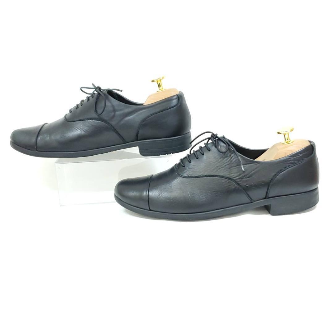 トラベルシューズバイショセ　マニッシュ　ストレートチップ　撥水　レザー　ビブラム