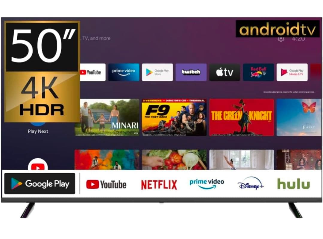 スマートテレビ50V型 4K HDR (チューナーレス)