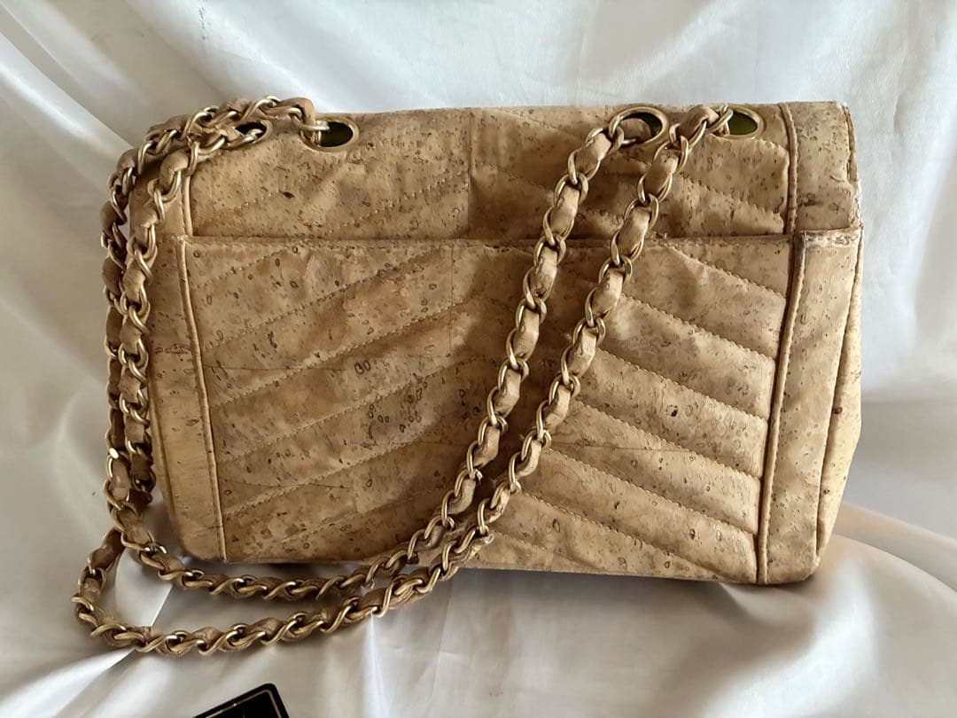 ゆりか様♡CHANEL 2.55 コルクレザー　Vステッチ　チェーンバッグ