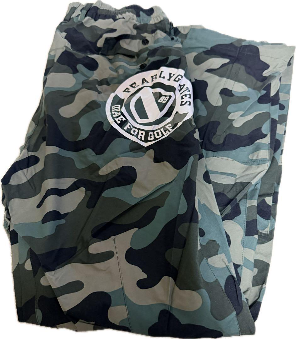 パーリーゲイツ　レインウェア　上下　セットアップ　カモフラ　迷彩　サイズ4