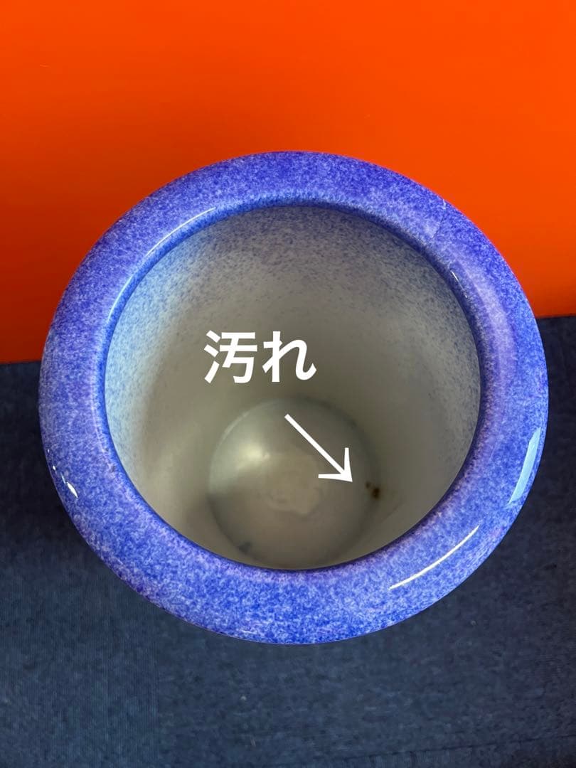 1344 激レア　其泉　色絵鶴文　傘立て　未使用　美術品