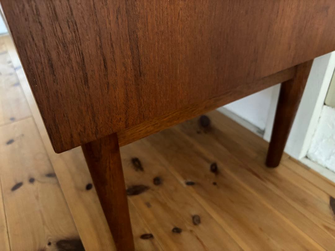 北欧ヴィンテージ　デンマーク　チーク　シェルフライティングビューロー