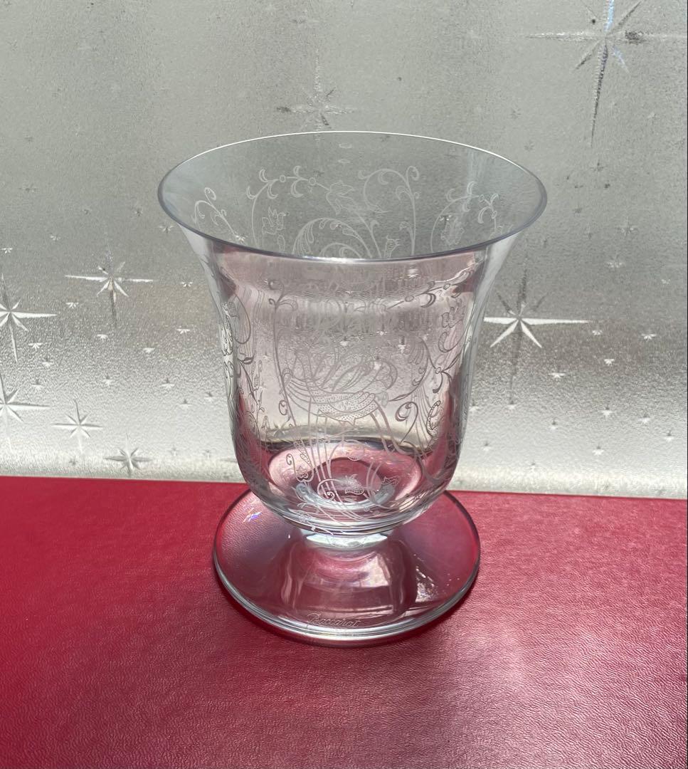 バカラ パルメ　スリムサイズ　花瓶　フラワーベース