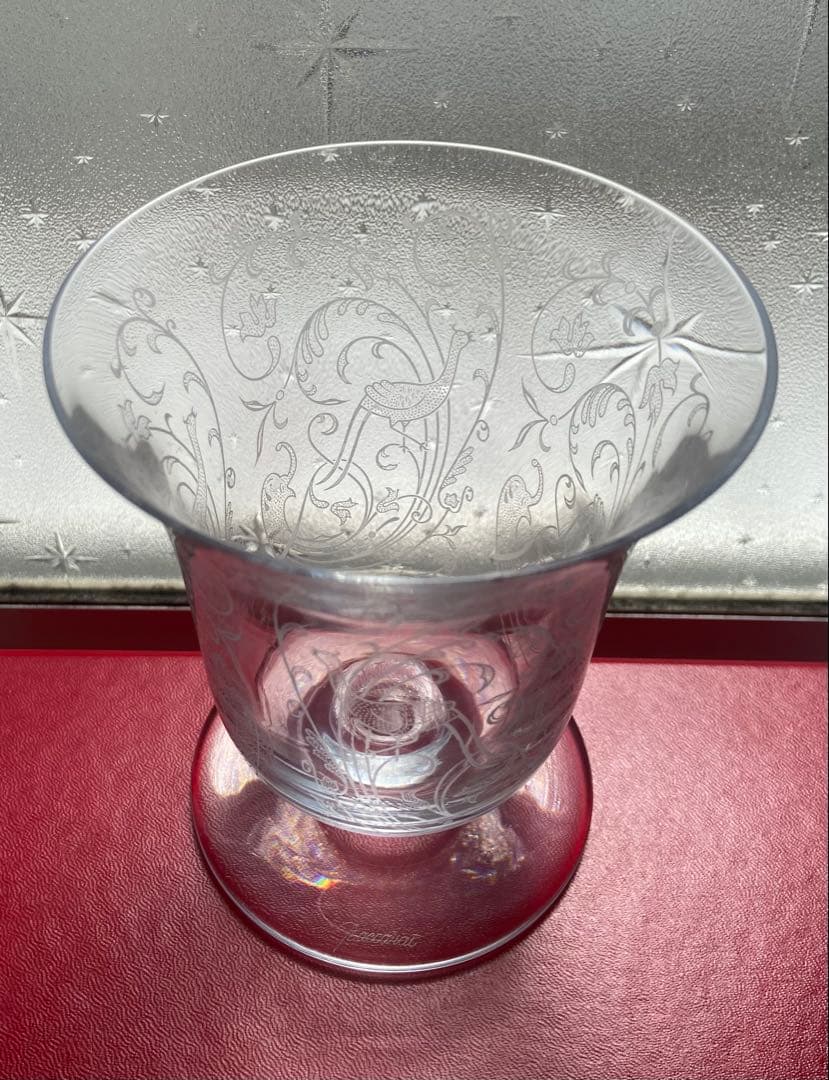 バカラ パルメ　スリムサイズ　花瓶　フラワーベース