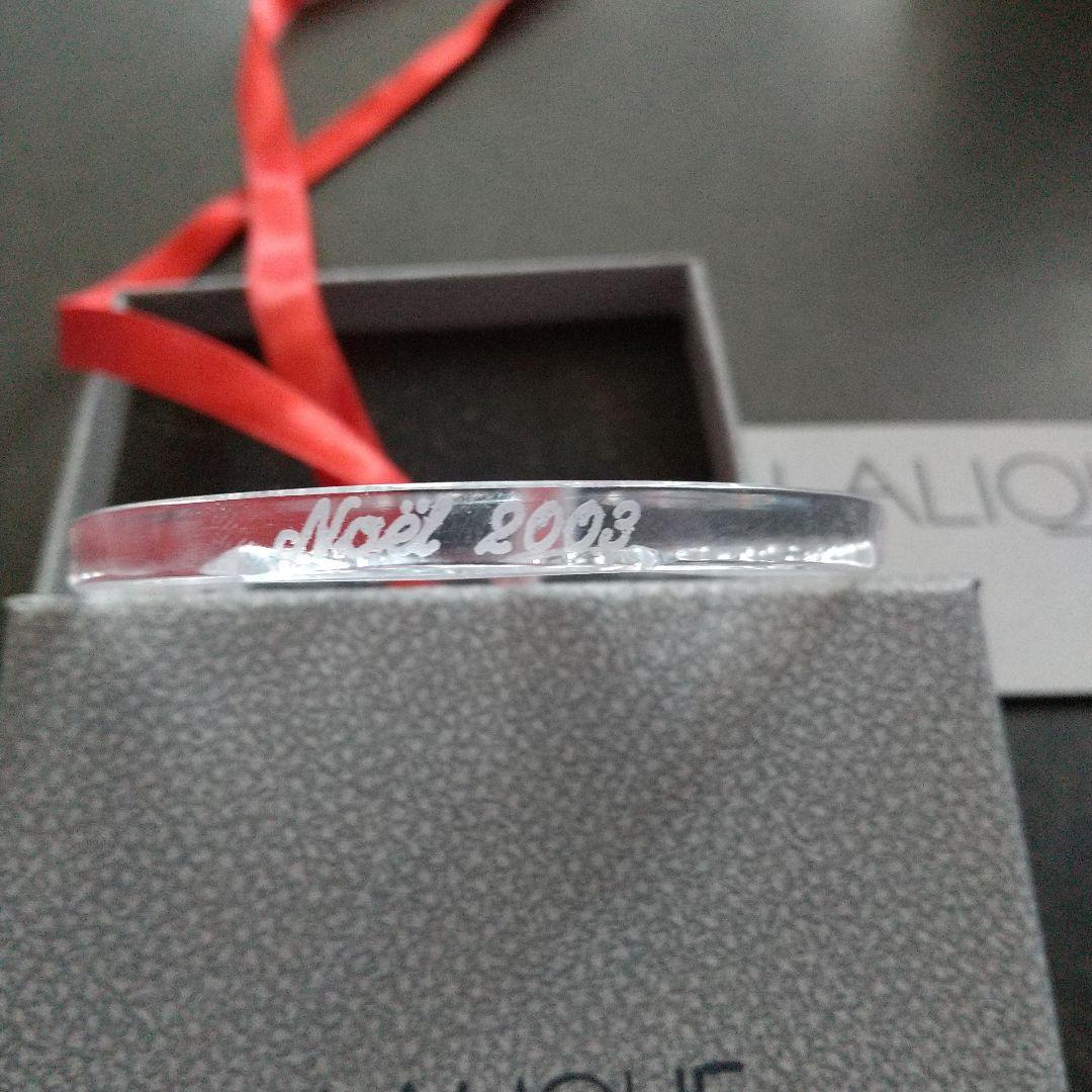 LALIQUE Lalique クリスタル オーナメント ノエル 2003