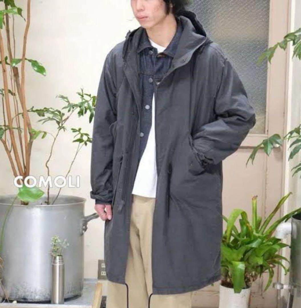【COMOLIコモリ】 I01-04005 タイプライターモッズコートsize3