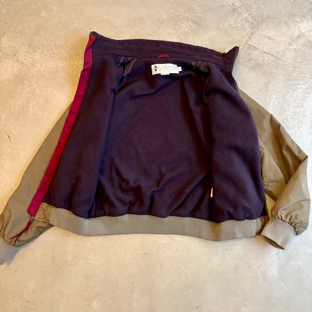 columbia 裏フリース　ナイロンジャケット