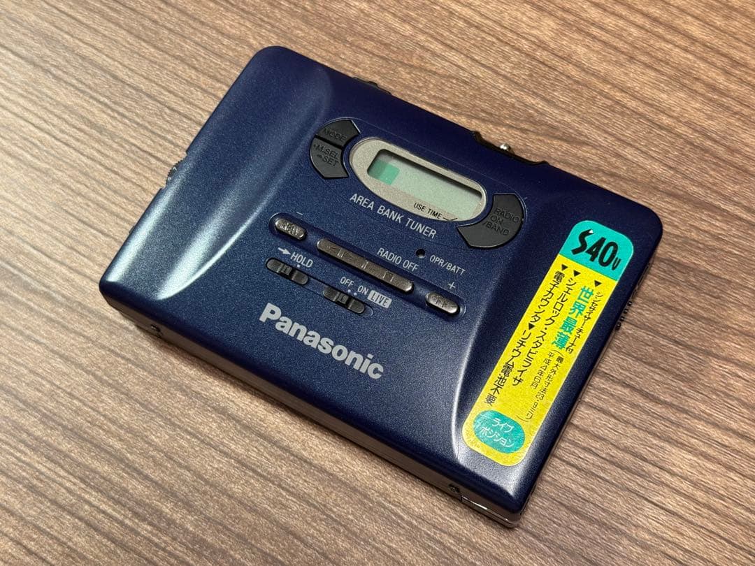 整備済｜Panasonic 高音質 カセットプレーヤー RQ-S40V