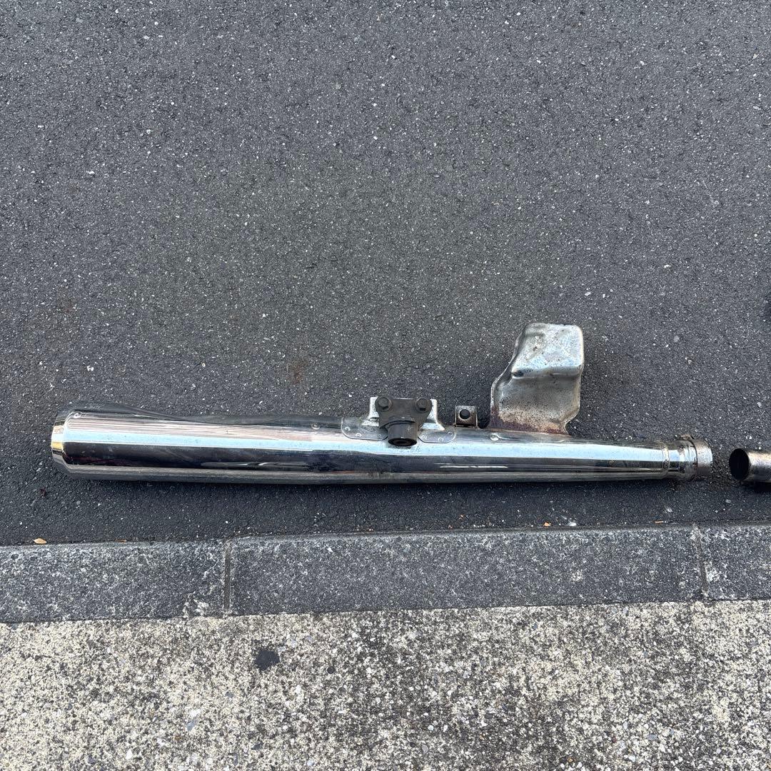 sr400 純正用マフラー　キャブ　3HTF