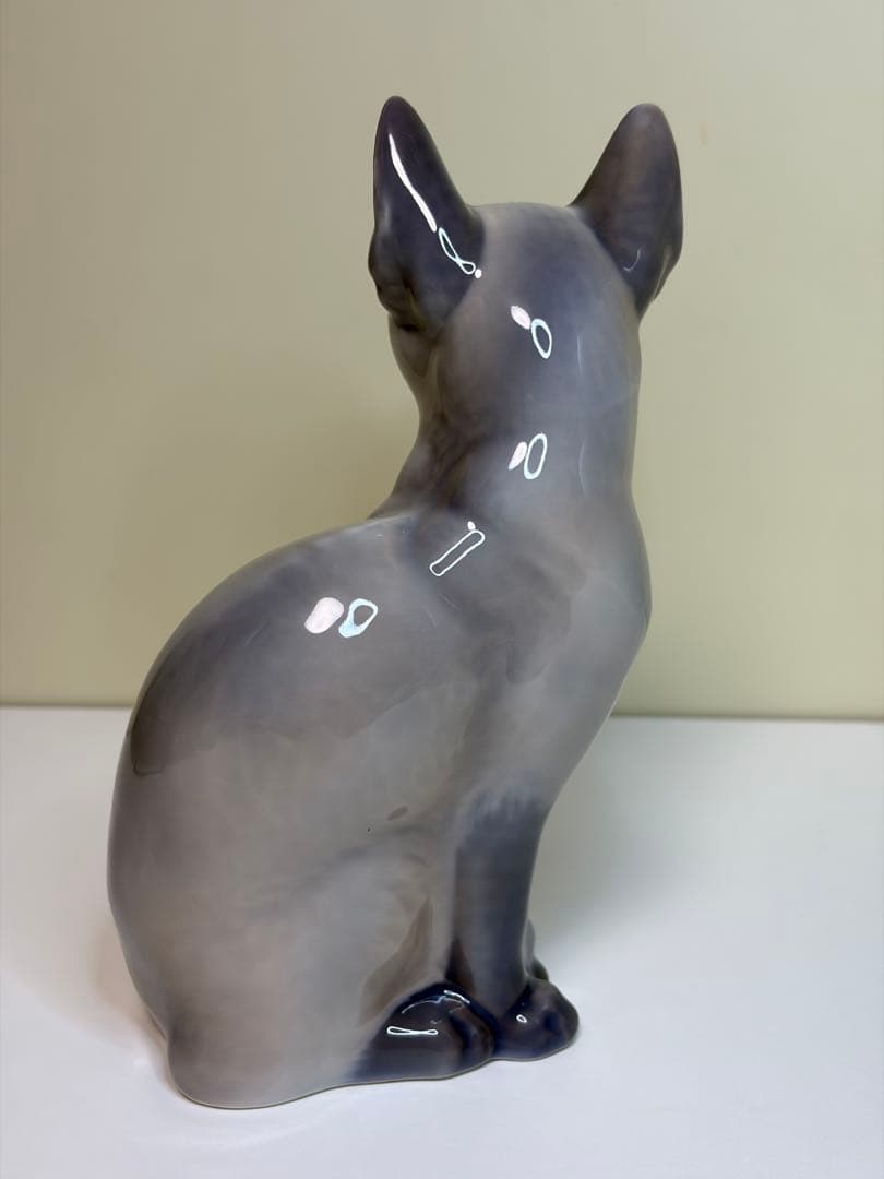 ロイヤルコペンハーゲン　シャム猫陶器飾り