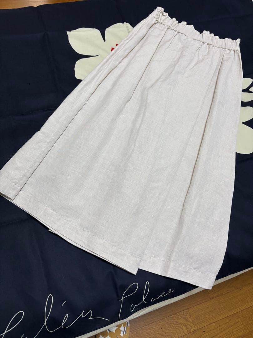 巻きスカート風ワイドパンツ