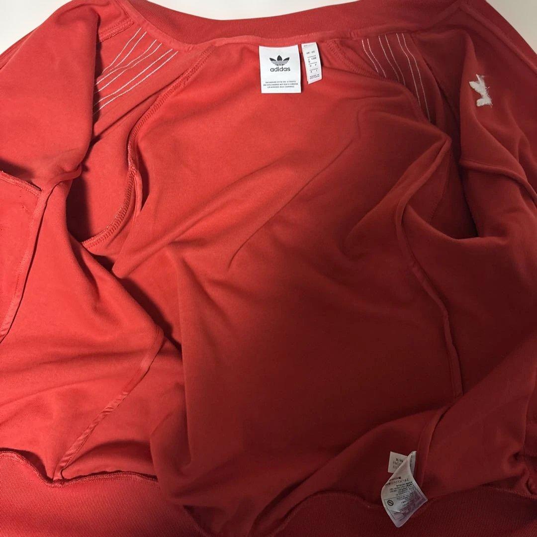 adidas トラックジャケット　レッド　サイズL