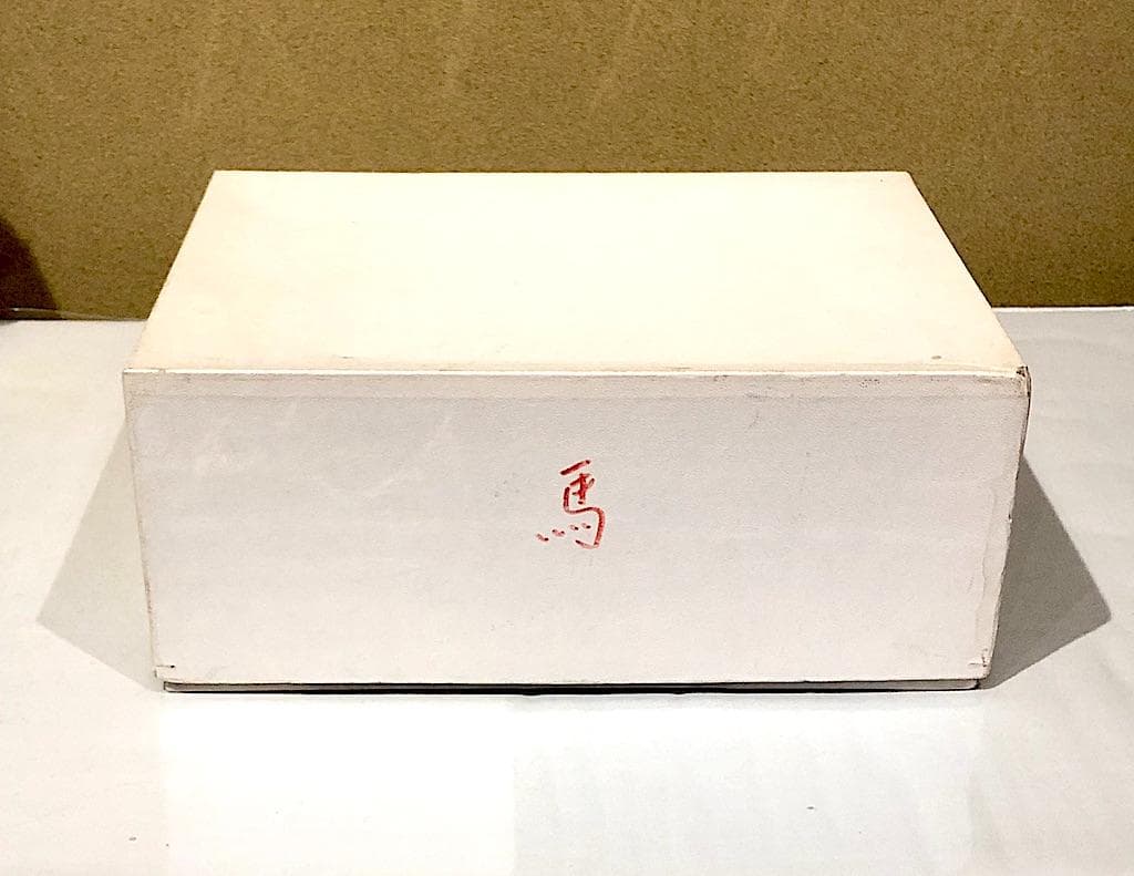 置物 ブロンズ　銭亀賢治 作　「雅風」　共箱　無傷　在銘。