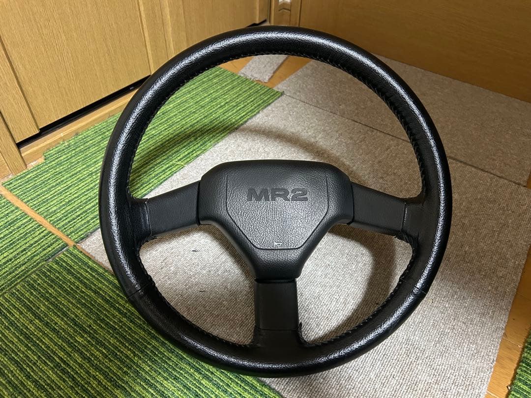 TOYOTA mr2 aw11 MR-2 純正レザー　ステアリング　極上品 美品