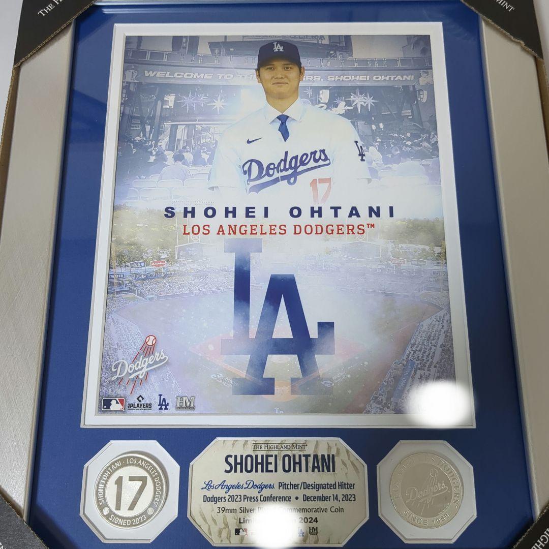 大谷翔平 移籍記念 ダブルフォトミント ドジャース