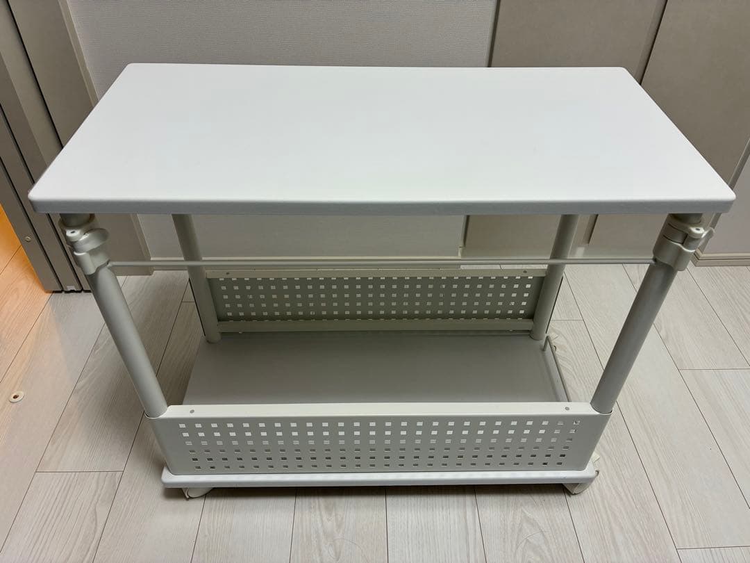 Bauhutte バウヒュッテ 昇降式L字デスク BHD-670H ホワイト