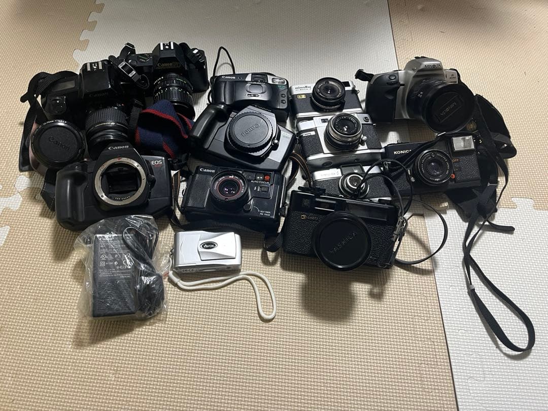 Canon、RICOH、OLYMPUS、Minolta カメラ　ジャンク